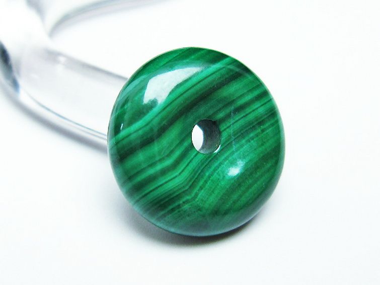 マラカイト 平安扣 [t19-3350] 3枚目