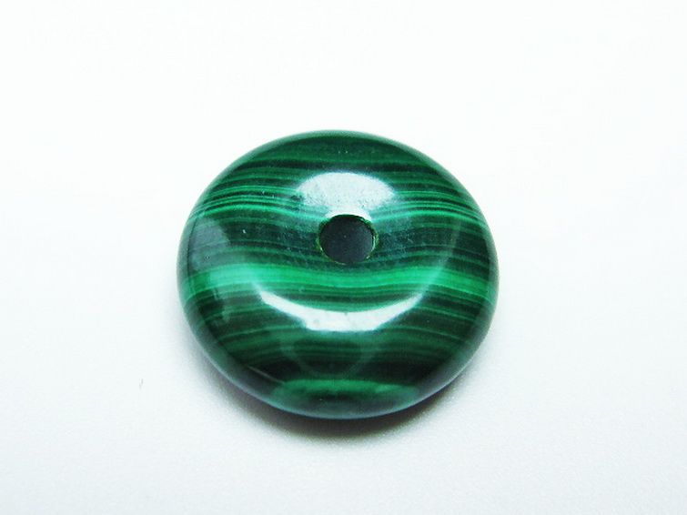 マラカイト 平安扣 [t19-3388] 1枚目