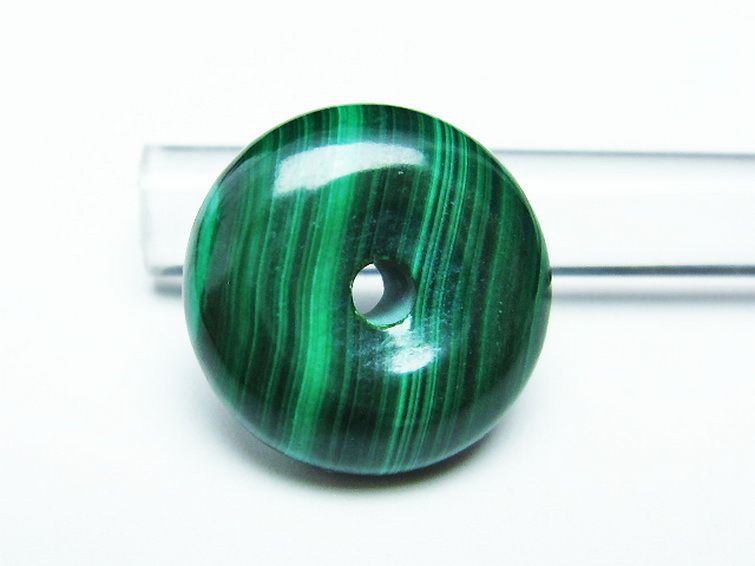 マラカイト 平安扣 [t19-3388] 2枚目