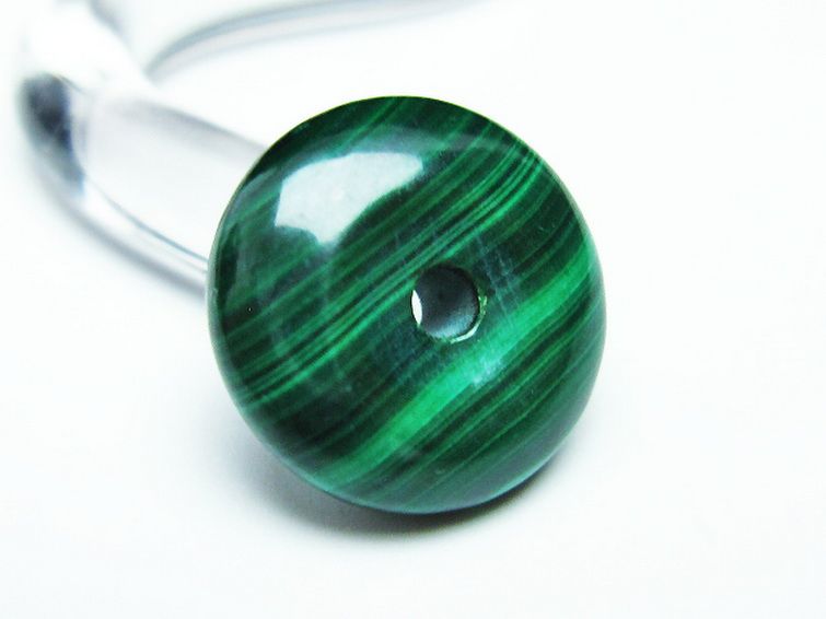 マラカイト 平安扣 [t19-3388] 3枚目