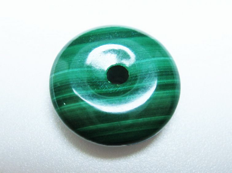 マラカイト 平安扣 [t19-3758] 3枚目