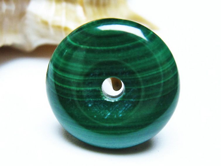 マラカイト 平安扣 [t19-3771] 2枚目