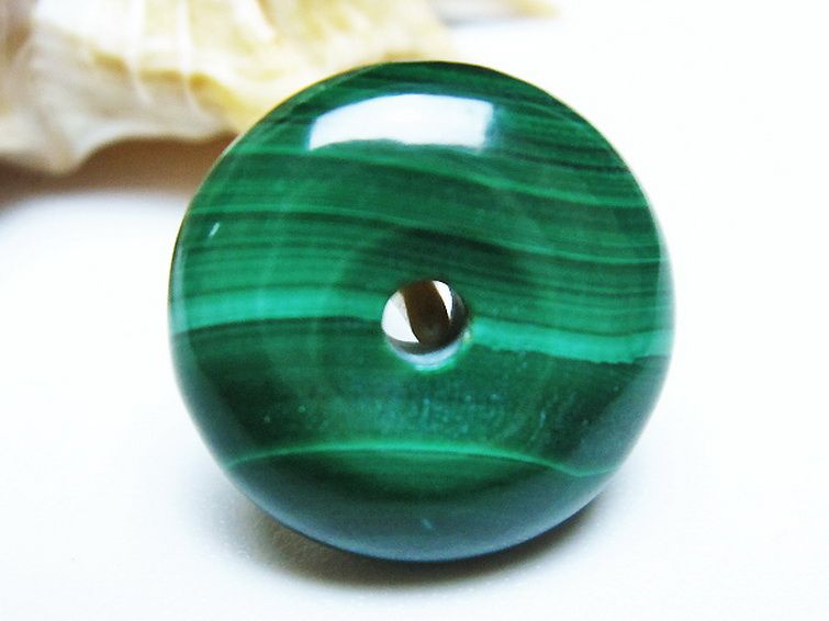 マラカイト 平安扣 [t19-3811] 2枚目