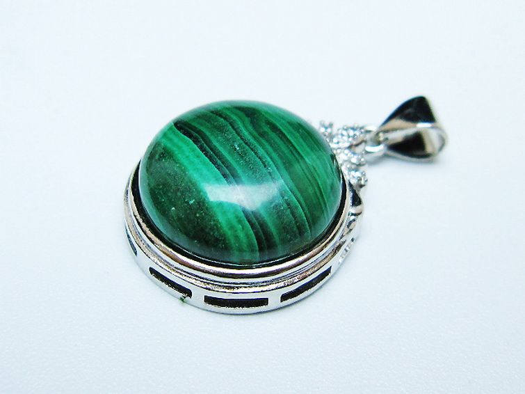 マラカイト ペンダント [T19-3853] 3枚目