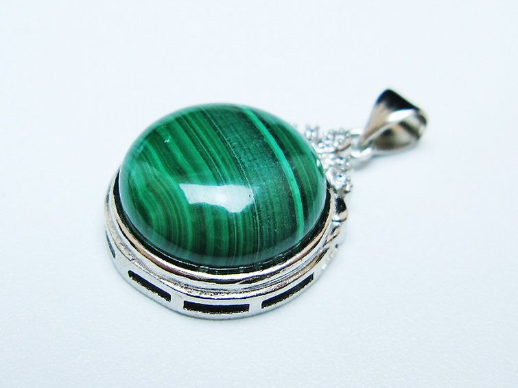 マラカイト ペンダント [T19-3856] 3枚目