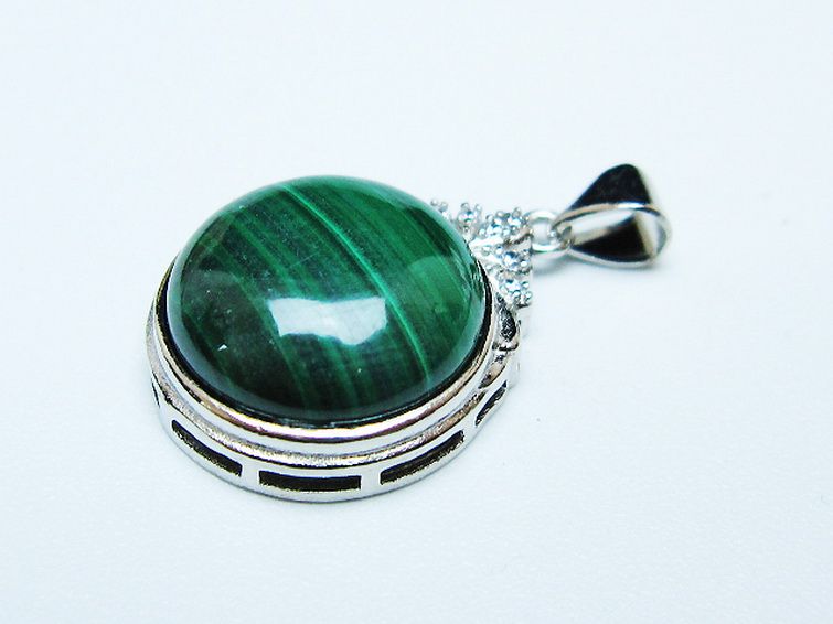 マラカイト ペンダント [T19-3875] 3枚目