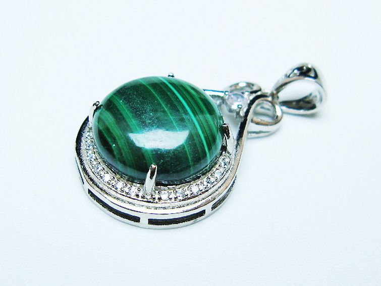 マラカイト ペンダント [T19-3886] 3枚目