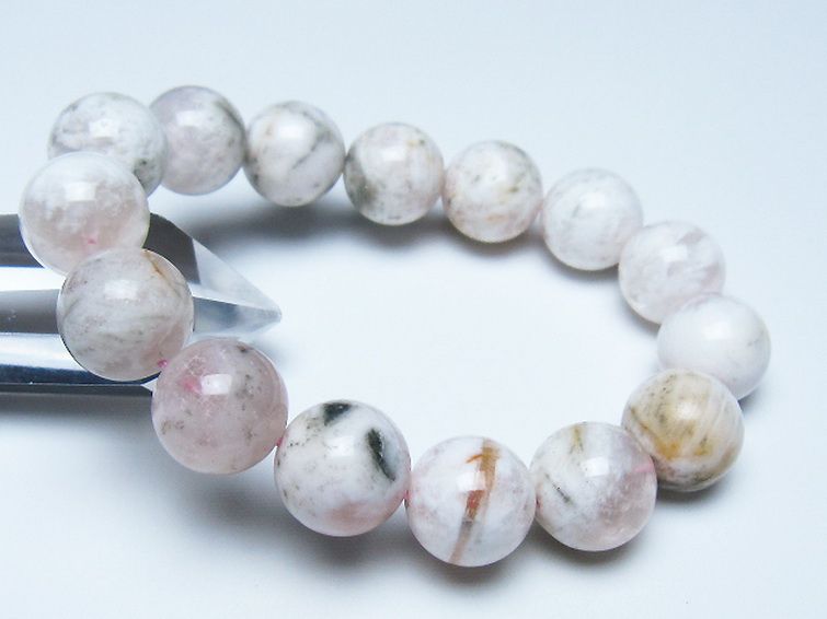 セリサイト イン クォーツ ブレスレット 14mm [t190-1742] 1枚目