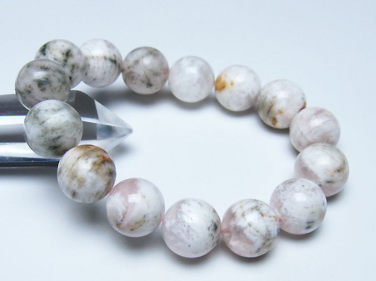 セリサイト イン クォーツ ブレスレット 15mm [t190-1745] 1枚目