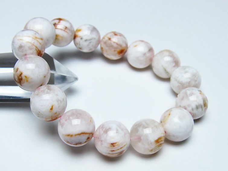 セリサイト イン クォーツ ブレスレット 14mm [t190-1754] 1枚目