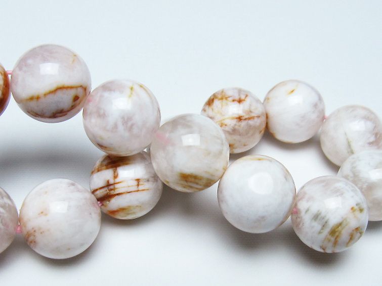 セリサイト イン クォーツ ブレスレット 14mm [t190-1754] 2枚目