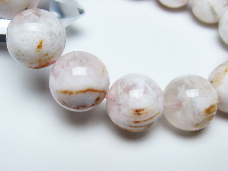 セリサイト イン クォーツ ブレスレット 14mm [t190-1754] 3枚目