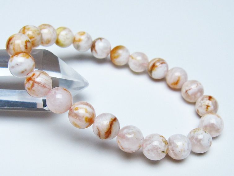 セリサイト イン クォーツ ブレスレット 9mm [t190-1764] 1枚目