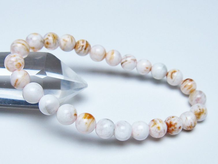 セリサイト イン クォーツ ブレスレット 7mm [t190-1772] 1枚目