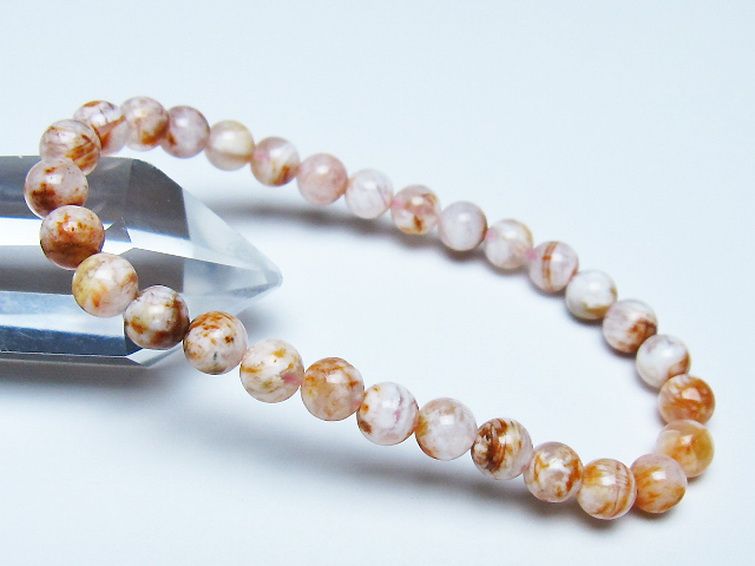 セリサイト イン クォーツ ブレスレット 6mm [t190-1777] 1枚目