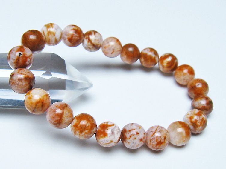 セリサイト イン クォーツ ブレスレット 9mm [t190-1807] 1枚目