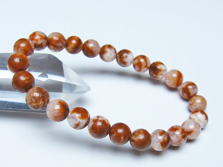 セリサイト イン クォーツ ブレスレット 8mm [t190-1815] 1枚目