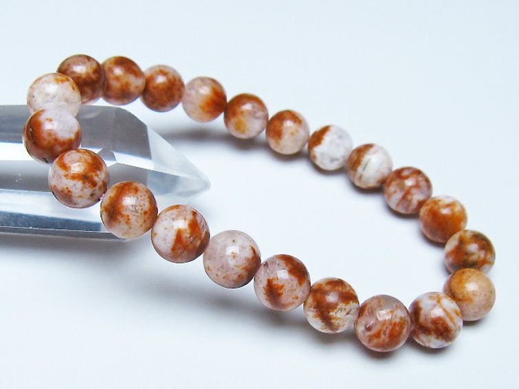 セリサイト イン クォーツ ブレスレット 9mm [t190-1818] 1枚目