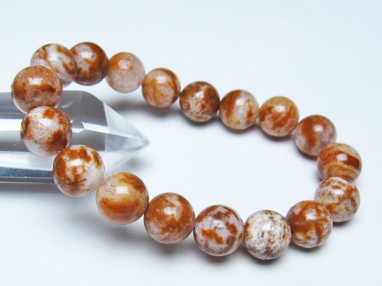 セリサイト イン クォーツ ブレスレット 11mm [t190-1824] 1枚目