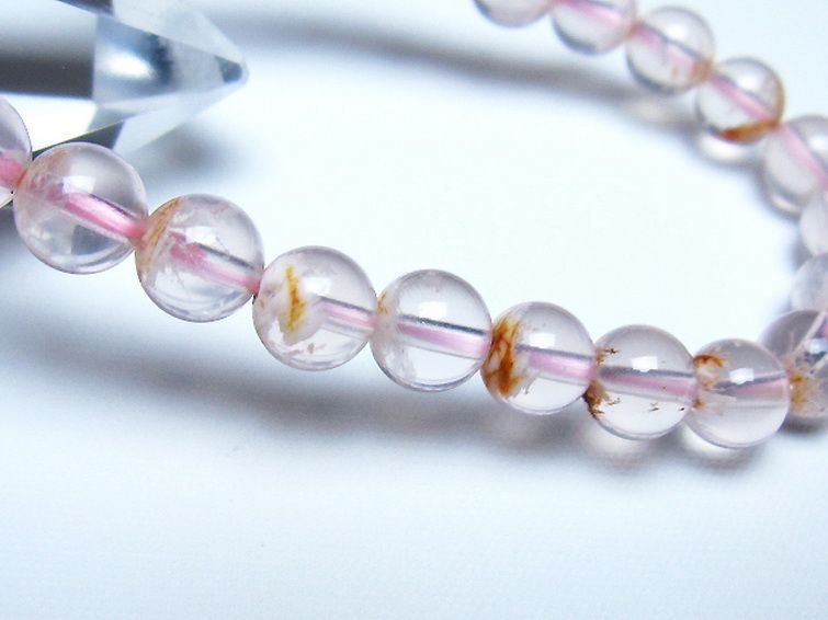 セリサイト イン クォーツ ブレスレット 7mm [t190-1833] 3枚目