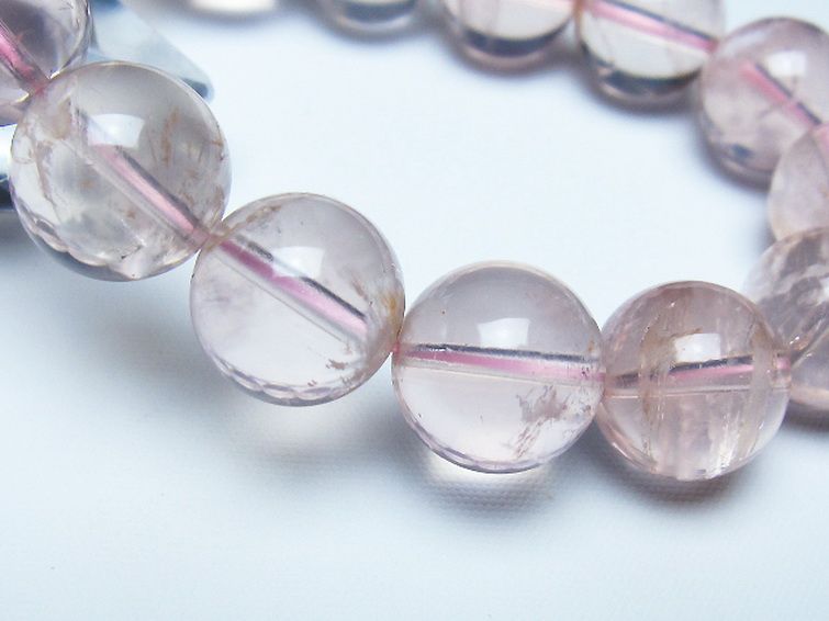 セリサイト イン クォーツ ブレスレット 14mm [t190-1846] 3枚目