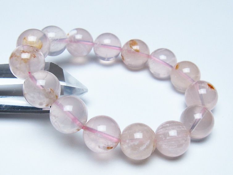 セリサイト イン クォーツ ブレスレット 15mm [t190-1853] 1枚目