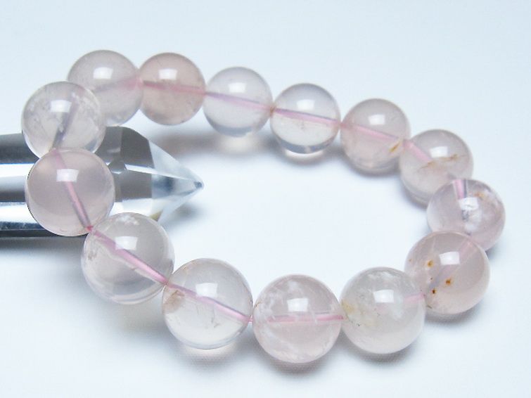 セリサイト イン クォーツ ブレスレット 16mm [t190-1858] 1枚目