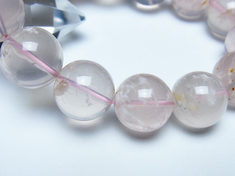 セリサイト イン クォーツ ブレスレット 16mm [t190-1858] 3枚目