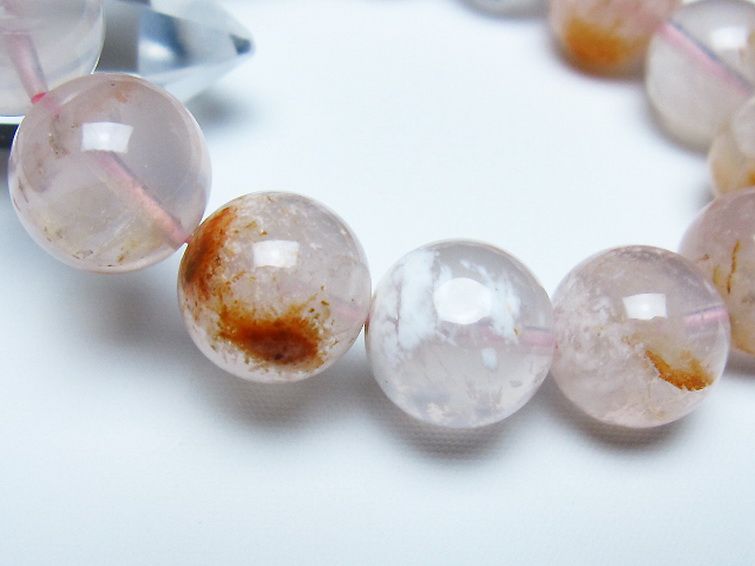 セリサイト イン クォーツ ブレスレット 14mm [t190-1867] 3枚目