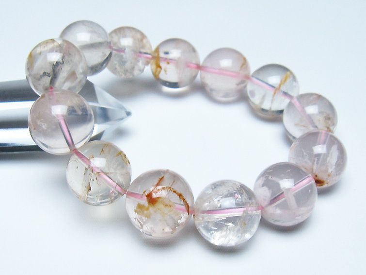 セリサイト イン クォーツ ブレスレット 17mm [t190-1870]