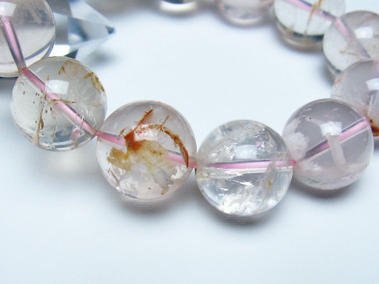 セリサイト イン クォーツ ブレスレット 17mm [t190-1870]