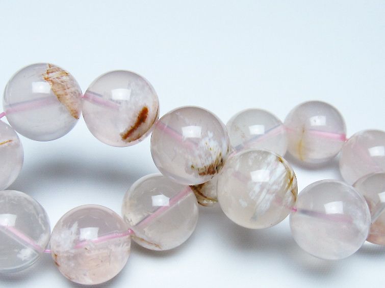 セリサイト イン クォーツ ブレスレット 17mm [t190-1871] 2枚目