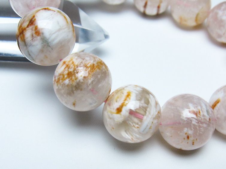 セリサイト イン クォーツ ブレスレット 16mm [t190-1878] 3枚目