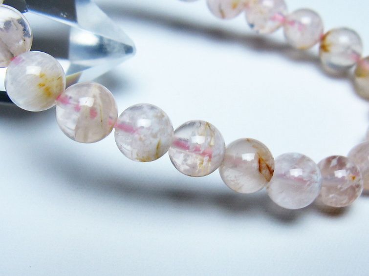 セリサイト イン クォーツ ブレスレット 7mm [t190-1899] 3枚目