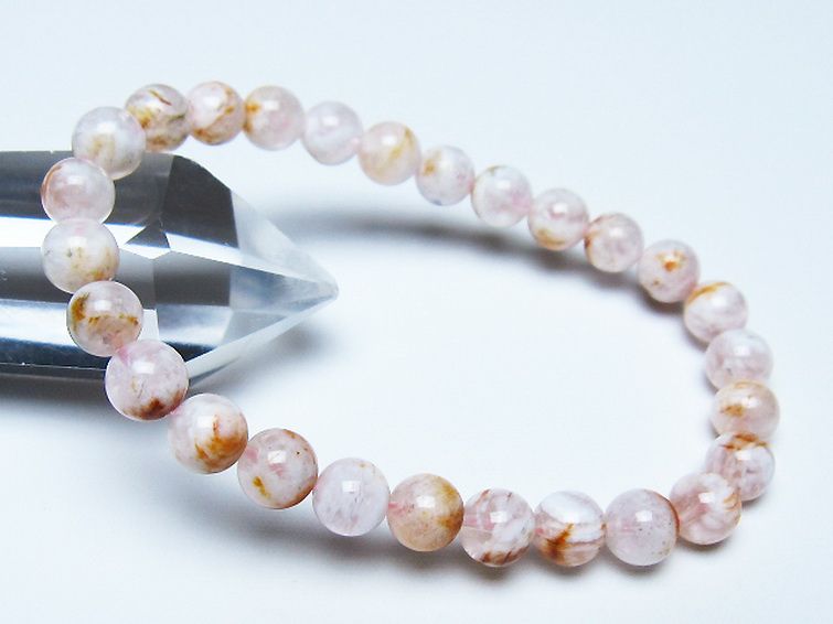 セリサイト イン クォーツ ブレスレット 7mm [t190-1900] 1枚目