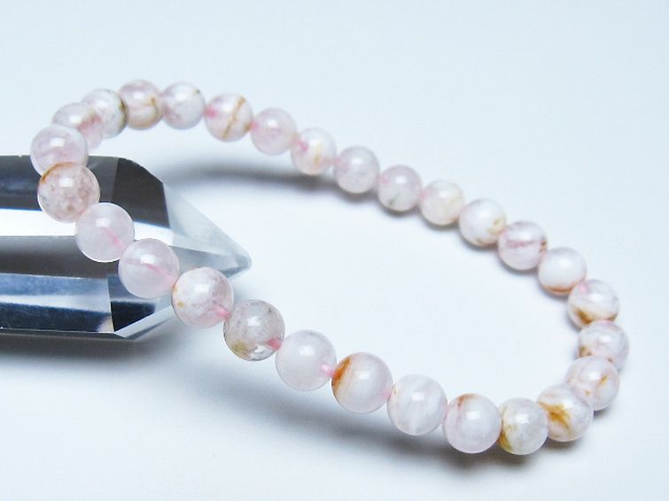 セリサイト イン クォーツ ブレスレット 7mm [t190-1905] 1枚目