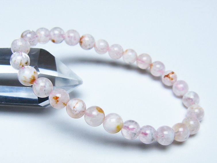 セリサイト イン クォーツ ブレスレット 7mm [t190-1906] 1枚目