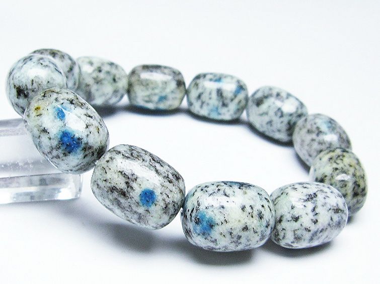 K2ストーン アズライト イン グラナイト ブレスレット [t193-3244] 1枚目