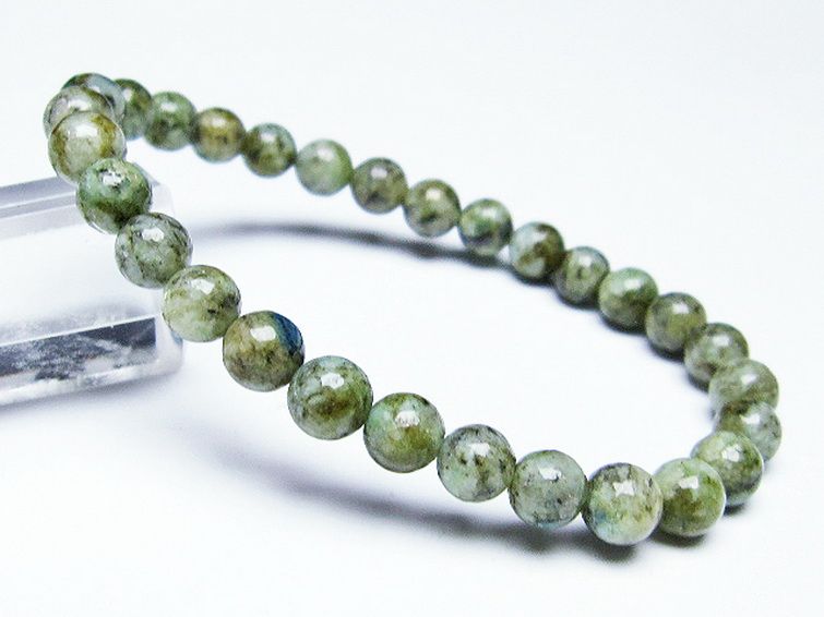 K2ストーン アズライト イン グラナイト ブレスレット 6mm [t193-3332] 1枚目