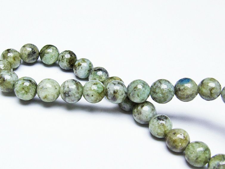 K2ストーン アズライト イン グラナイト ブレスレット 6mm [t193-3332] 2枚目