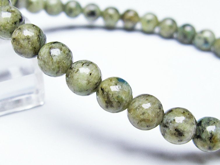 K2ストーン アズライト イン グラナイト ブレスレット 6mm [T193-3346] 3枚目