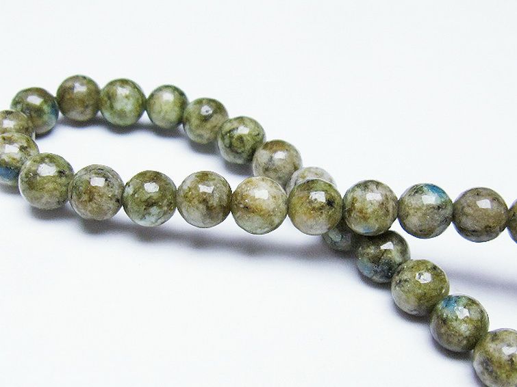 K2ストーン アズライト イン グラナイト ブレスレット 6mm [T193-3524] 2枚目