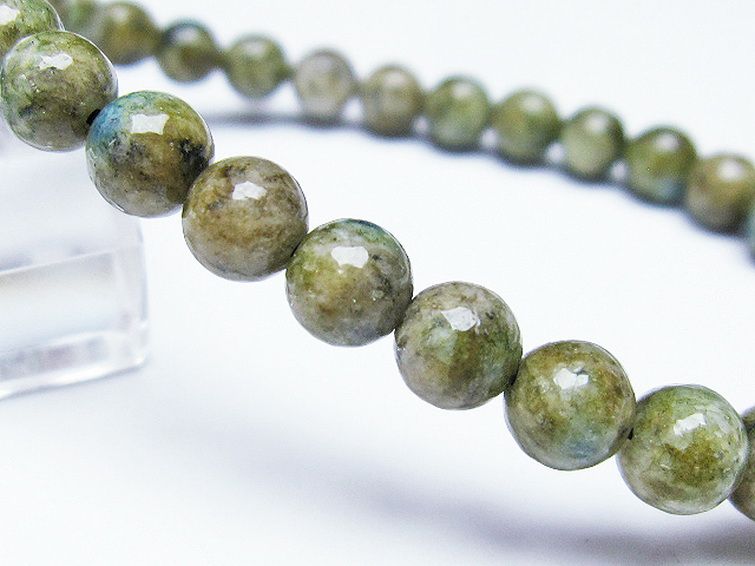 K2ストーン アズライト イン グラナイト ブレスレット 6mm [T193-3524] 3枚目