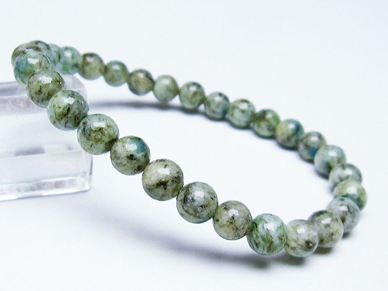 K2ストーン アズライト イン グラナイト ブレスレット 7mm [t193-3539] 1枚目