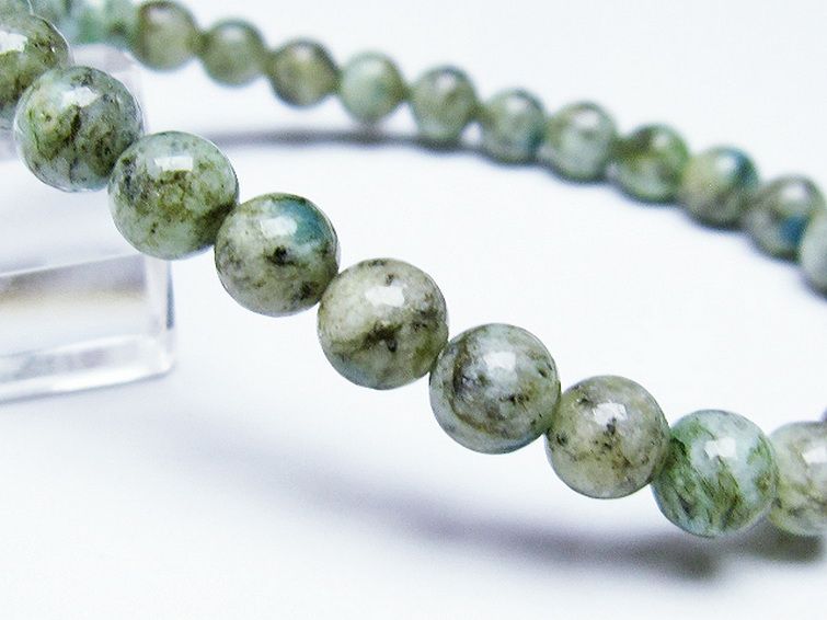 K2ストーン アズライト イン グラナイト ブレスレット 7mm [t193-3539] 3枚目