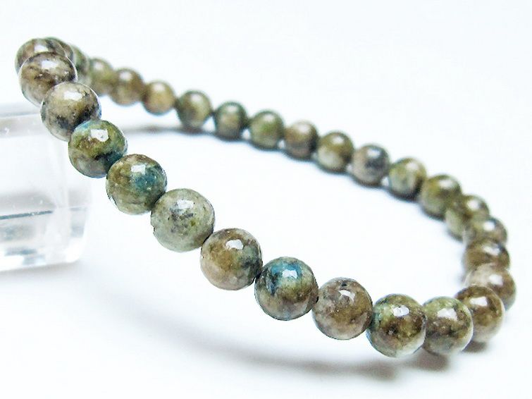 K2ストーン アズライト イン グラナイト ブレスレット 6mm [T193-3718] 1枚目