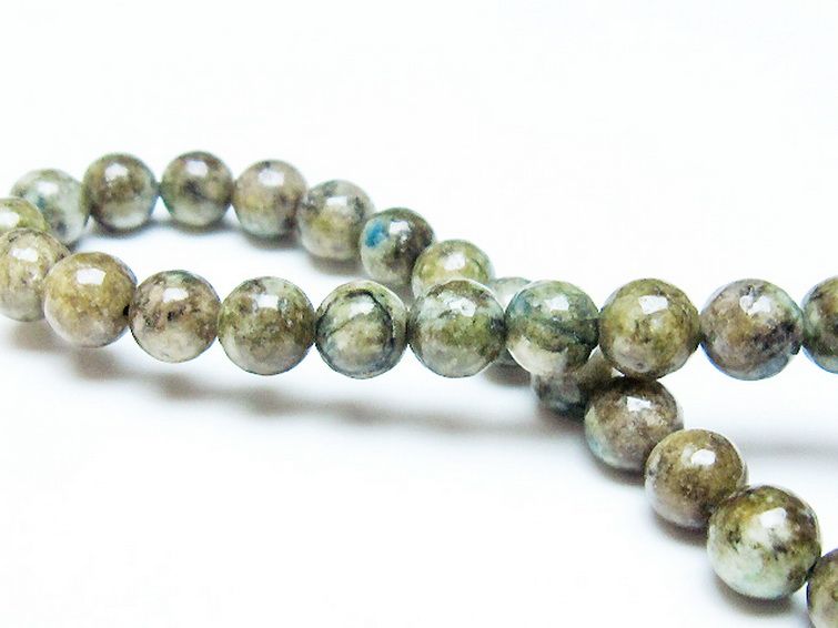 K2ストーン アズライト イン グラナイト ブレスレット 6mm [T193-3718] 2枚目