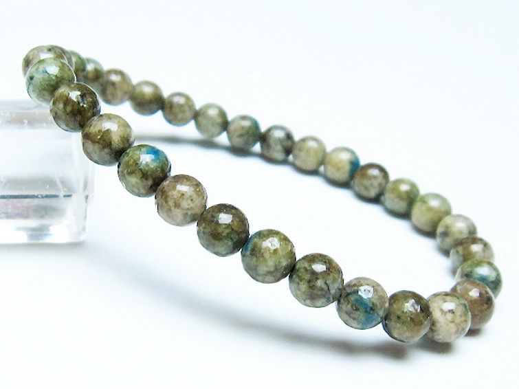 K2ストーン アズライト イン グラナイト ブレスレット 6mm [T193-3735] 1枚目