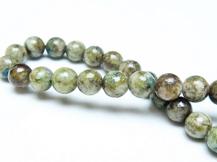 K2ストーン アズライト イン グラナイト ブレスレット 6mm [T193-3735] 2枚目