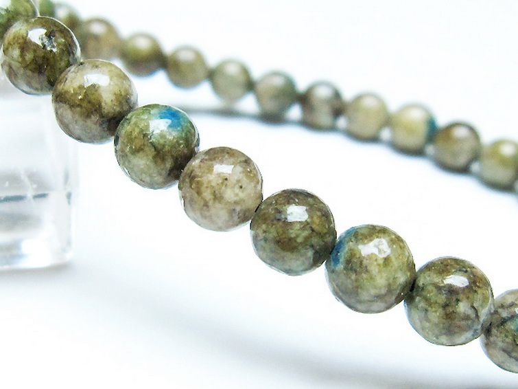 K2ストーン アズライト イン グラナイト ブレスレット 6mm [T193-3735] 3枚目